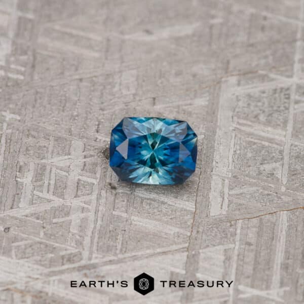 1.07-Carat Blue-Teal Bicolored Montana Sapphire (Heated)