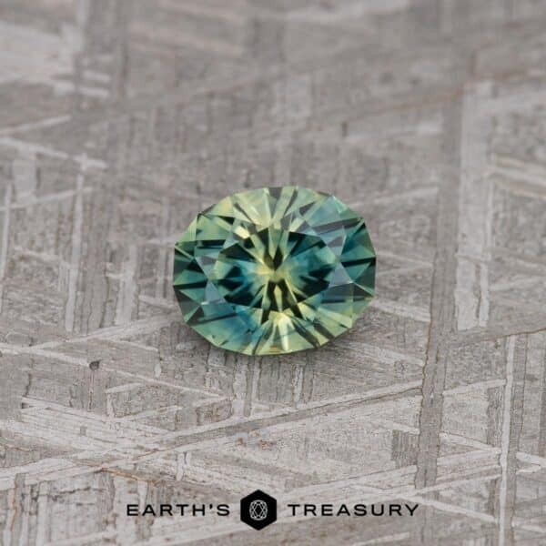 2.29-Carat Green-Yellow Particolored Montana Sapphire (Heated)