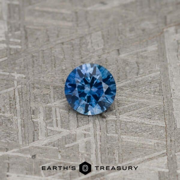 0.68-Carat Rich Blue Montana Sapphire (Heated)
