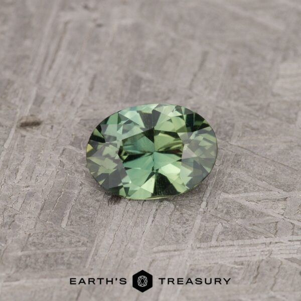 1.22-Carat Green Australian Sapphire