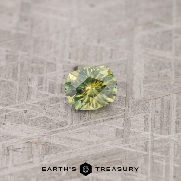1.51-Carat Yellow-Green Particolored Montana Sapphire (Heated)