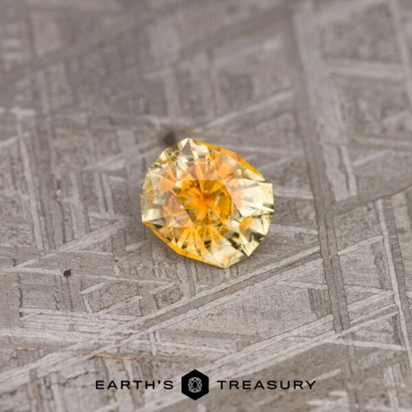 1.38-Carat Orange-Yellow Particolored Montana Sapphire (Heated)