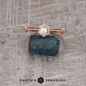 The "Beatrice" in 14k rose gold with 0.38-carat diamond