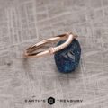 The Beatrice Wedding Band in 14k rose gold