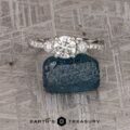 The "Lonicera" Ring in platinum with 0.70-carat diamond