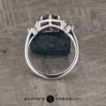 The "Persephone" ring in 14k white gold with 1.25-carat Umba sapphire