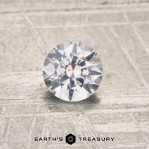 0.63-Carat Near Colorless Montana Sapphire