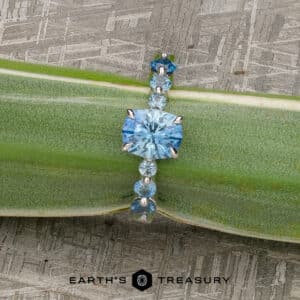 The "Minthe" in 14k white gold with 1.39-Carat Montana Sapphire