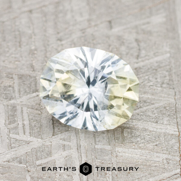1.45-Carat Colorless-Yellow Particolored Montana Sapphire (Heate 1.45-Carat Colorless-Yellow Particolored Montana Sapphire (Heate