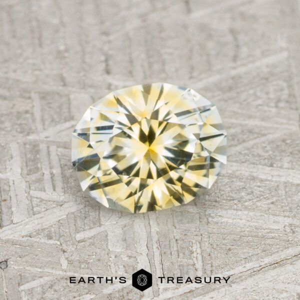 1.14-Carat Yellow-Colorless Particolored Montana Sapphire (Heate 1.14-Carat Yellow-Colorless Particolored Montana Sapphire (Heate