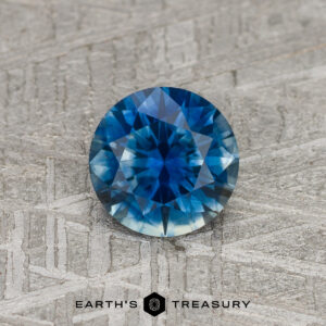 0.89-Carat Rich Blue-Light Blue Particolored Montana Sapphire (Heated)