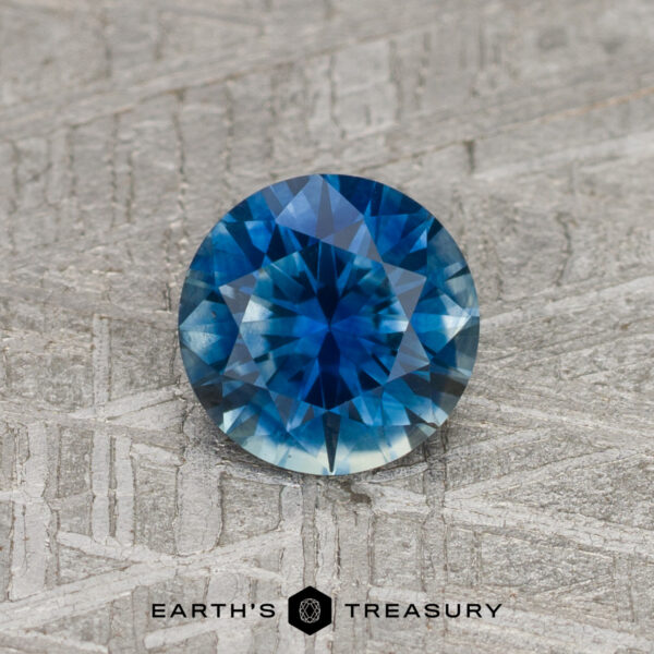 0.89-Carat Rich Blue-Light Blue Particolored Montana Sapphire (H 0.89-Carat Rich Blue-Light Blue Particolored Montana Sapphire (H