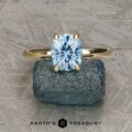 The "Alyssum" Solitaire in 14k yellow gold with 1.63-Carat Montana Sapphire