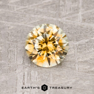 0.95-Carat Orange-Yellow Particolored Montana Sapphire (Heated)