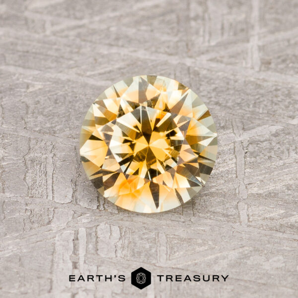0.95-Carat Orange-Yellow Particolored Montana Sapphire (Heated) 0.95-Carat Orange-Yellow Particolored Montana Sapphire (Heated)