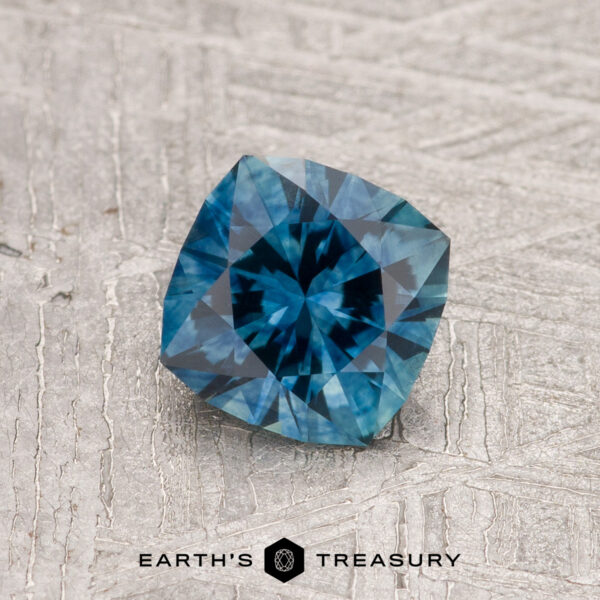 0.88-Carat Rich Teal Blue Montana Sapphire (Heated) 0.88-Carat Rich Teal Blue Montana Sapphire (Heated)
