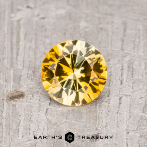 0.70-Carat Gold-Yellow Bicolored Montana Sapphire (Heated)