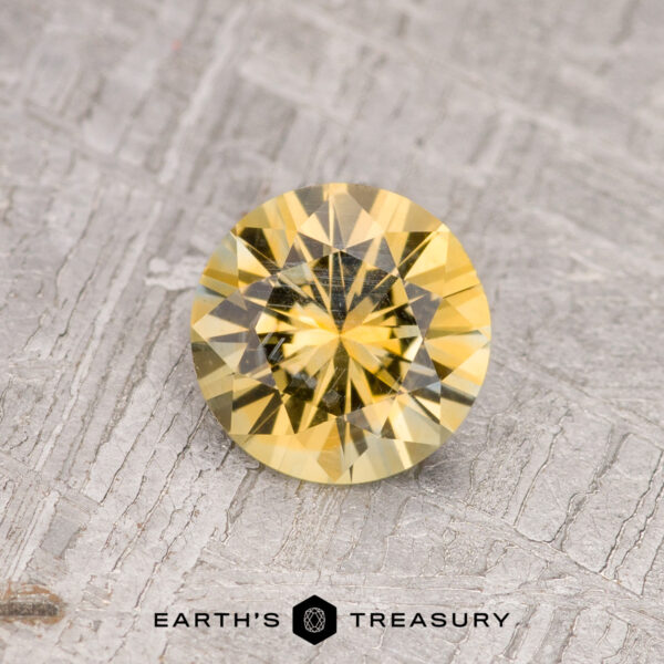 0.74-Carat Yellow-Pale Aqua Particolored Montana Sapphire 0.74-Carat Yellow-Pale Aqua Particolored Montana Sapphire