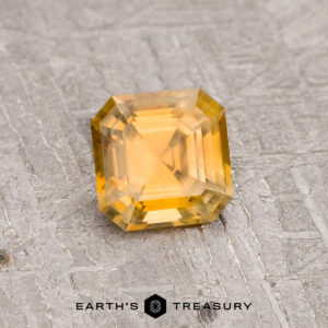 0.65-Carat Golden Yellow Montana Sapphire