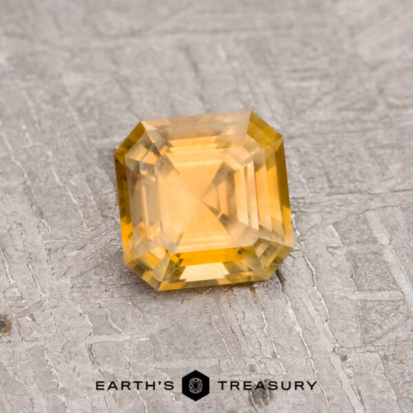 0.65-Carat Golden Yellow Montana Sapphire 0.65-Carat Golden Yellow Montana Sapphire