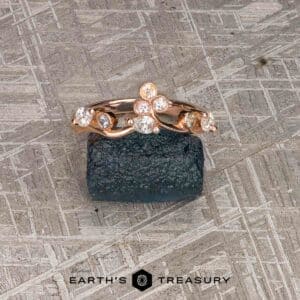 The "Jasmine" band in 14k rose gold