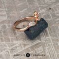 The "Jasmine" band in 14k rose gold