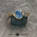 The "Venus" in 14k yellow gold with 1.44-Carat Montana Sapphire
