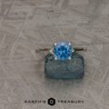 The "Daphne" in 14k white gold with 1.33-Carat Montana Sapphire