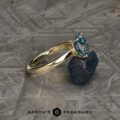 The "Freya" in 14k yellow gold with 2.27-Carat Montana Sapphire