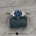 The "Mari" in 14k white gold with 1.34-Carat Montana sapphire