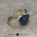 The "Freya" in 14k yellow gold with 1.08-carat Montana sapphire