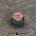 The “Camellia" in 14k rose gold with 1.67-Carat Umba Sapphire