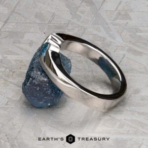 The "Fuji" ring in 14K white gold