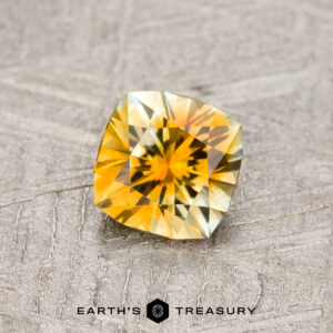 0.74-Carat Orange-Yellow Bicolored Montana Sapphire (Heated)