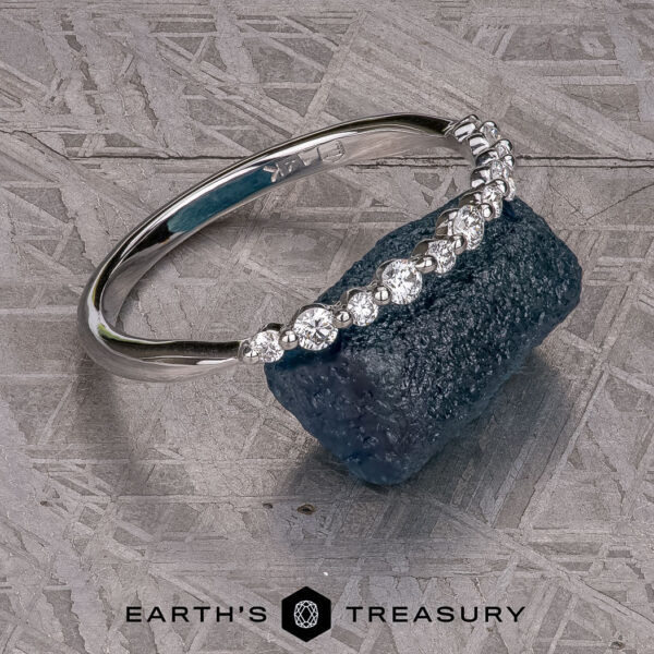 The "Seine" band in 14k White Gold The "Seine" band in 14k White Gold