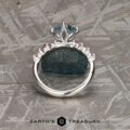 The "Dahlia" in 14k white gold with 1.63-carat Montana sapphire