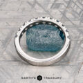 The Ombre Sapphire Band in platinum