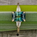 The "Clymene" ring in 14k yellow gold with 2.90-carat Montana sapphire