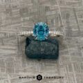 The "Heliophila" Ring in Platinum with 1.81-Carat Montana Sapphire