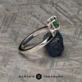 The "Aurai" Ring in 14k white gold with 1.07-Carat Montana Sapphire