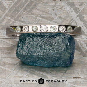 The "Aurai" band in 14k white gold