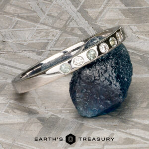 The "Aurai" band in 14k white gold