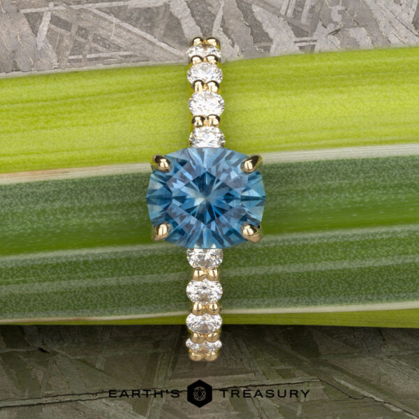 The "Anthea" ring in 14k yellow gold with 1.71-Carat Montana Sapphire The "Anthea" ring in 14k yellow gold with 1.71-Carat Montana Sapphire