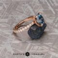 The "Sophia" in 14k rose gold with 2.26-Carat Montana Sapphire