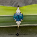 The "Mielikki" ring in 14K yellow gold with 2.76-Carat Montana sapphire