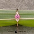 The Bypass "Sappho" in 20k pink gold with 1.01-Carat Montana Sapphire