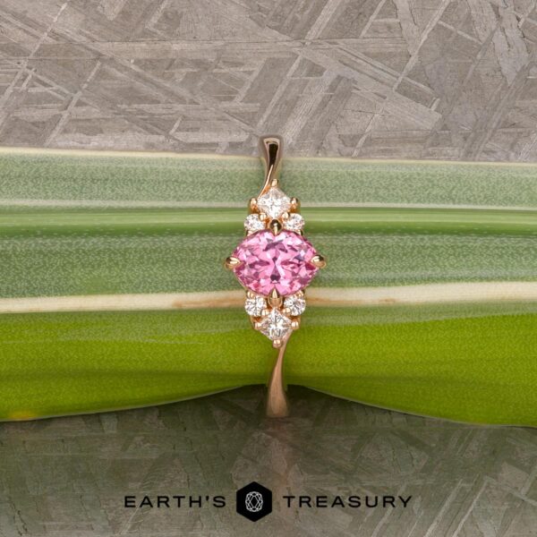 The Bypass "Sappho" in 20k pink gold with 1.01-Carat Montana Sapphire The Bypass "Sappho" in 20k pink gold with 1.01-Carat Montana Sapphire