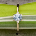 The "Eloise" ring in 14k yellow gold with 0.94-Carat Montana Sapphire