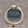 The "Eloise" ring in 14k yellow gold with 0.94-Carat Montana Sapphire