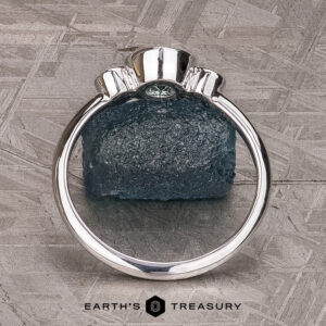 The "Naiad" in 14k white gold with 0.87-Carat Montana Sapphire